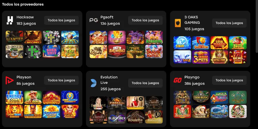 Fairspin proveedores 