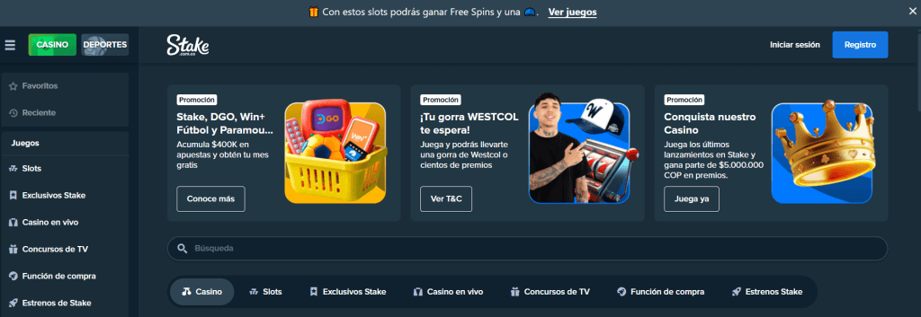 Stake Casino Colombia